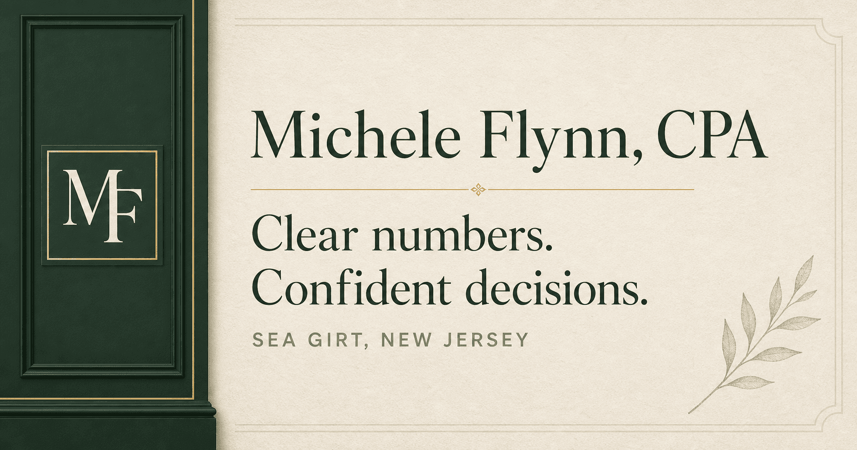 Michele Flynn CPA website preview
